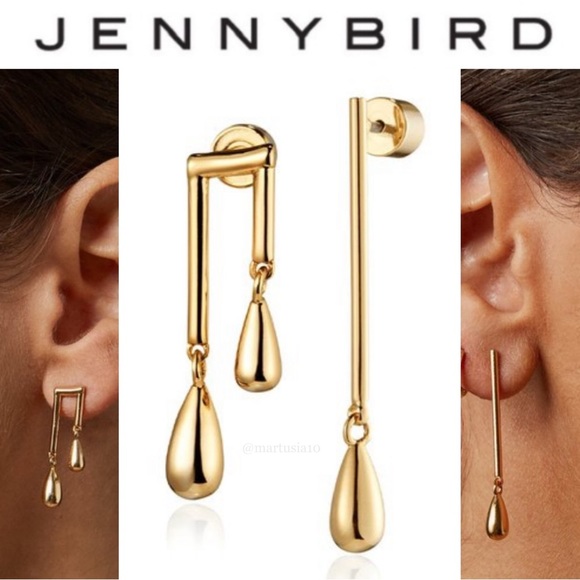 Jenny Bird Jewelry - JENNY BIRD Be Seen Denni Mismatched Drop Earrings NWT 60$